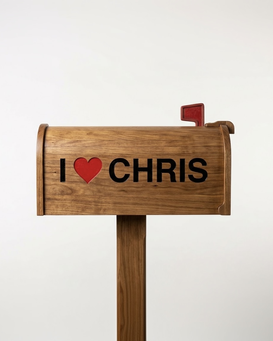 I Love Chris Mailbox