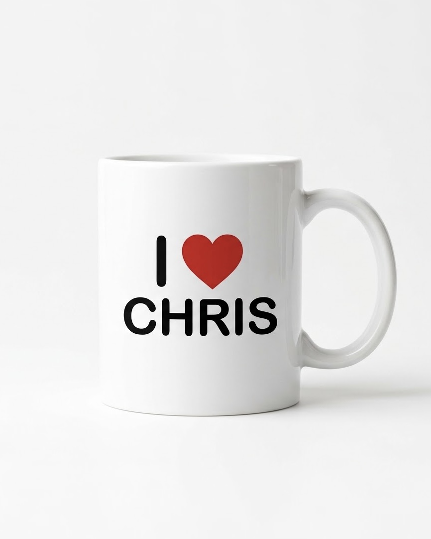 I Love Chris Mug